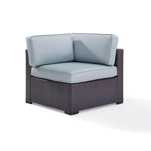 Crosley  Biscayne Corner Chair with White Cushions