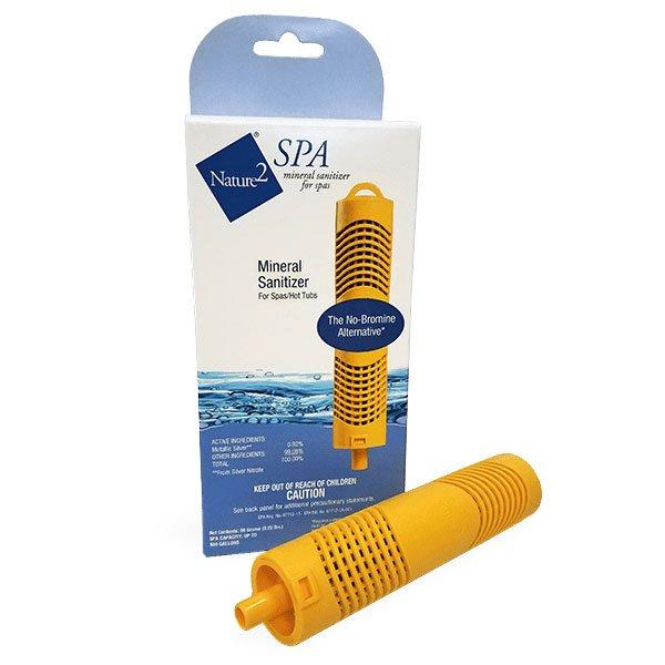 Hot tub sanitizer mineral purifier