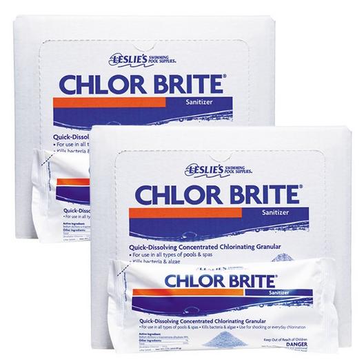 Leslie's  Chlor Brite Granular Chlorine Pool Shock 1lb Bags 12-Pack