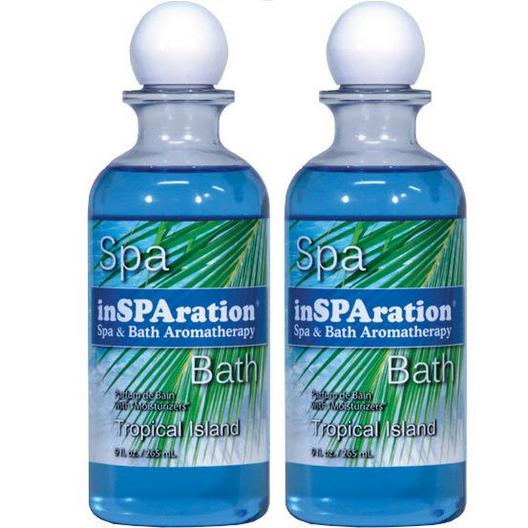 inSPAration  Liquid Spa  Bath Aromatherapy Tropical Island 9 oz 2-for-1 Deal