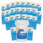 In The Swim  Sanitize  Shock Bundle  3 Inch Chlorine Tablets 50 lbs and Pool Shock 24 x 1 lb Bags