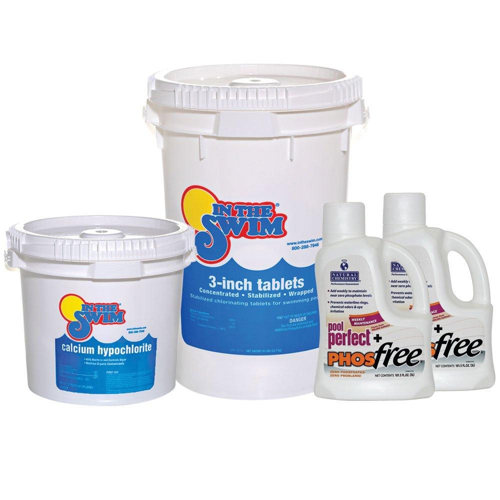 In The Swim 3 Inch Chlorine Tablets 50 lbs Bucket and Calcium