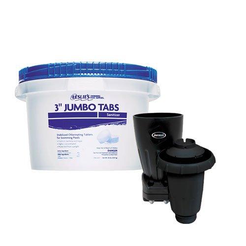 Leslie's 3 in. Chlorine Tabs, 20 lbs. with FREE Jacuzzi JMCS Mineral