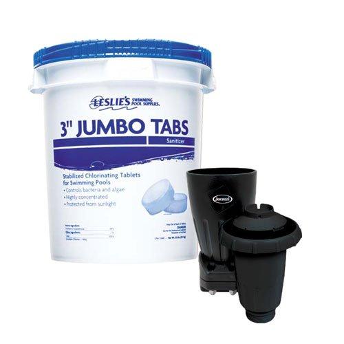 Leslie's 3 in. Chlorine Tabs, 35 lbs. with FREE Jacuzzi JMCS Mineral
