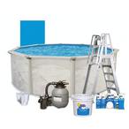 Weekender 18 X 52 Round Above Ground Pool Package and Start-Up Chemical Value Bundle