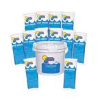 In The Swim  Sanitize  Shock Bundle  3 Inch Chlorine Tablets 25 lbs and Pool Shock 12 x 1 lb Bags