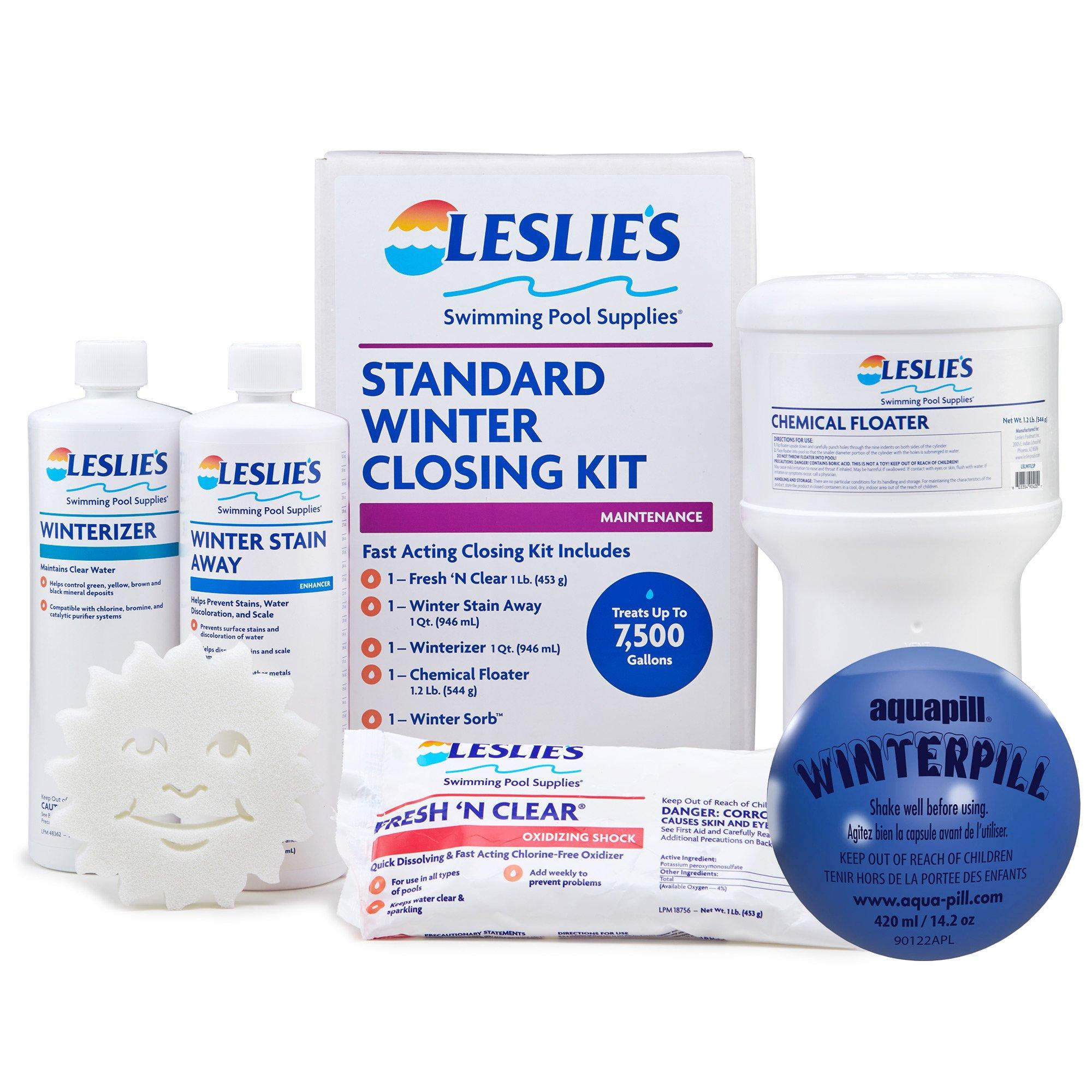 Leslie's  Winter Pool Closing Kit up to 7,500 Gallons with WinterPill Pool Winterizer Bundle