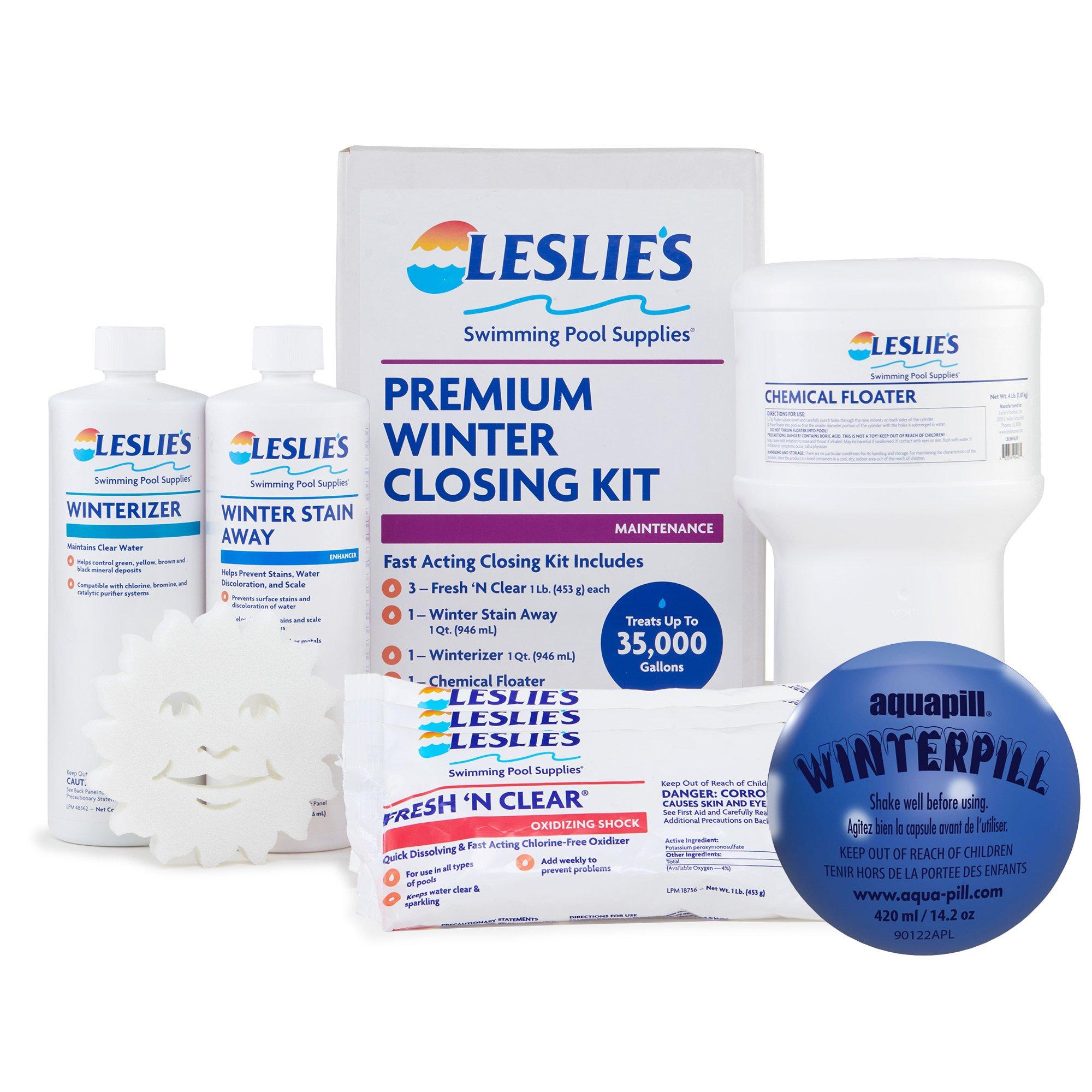 Leslie's  Winter Pool Closing Kit up to 35,000 Gallons with WinterPill Pool Winterizer Bundle