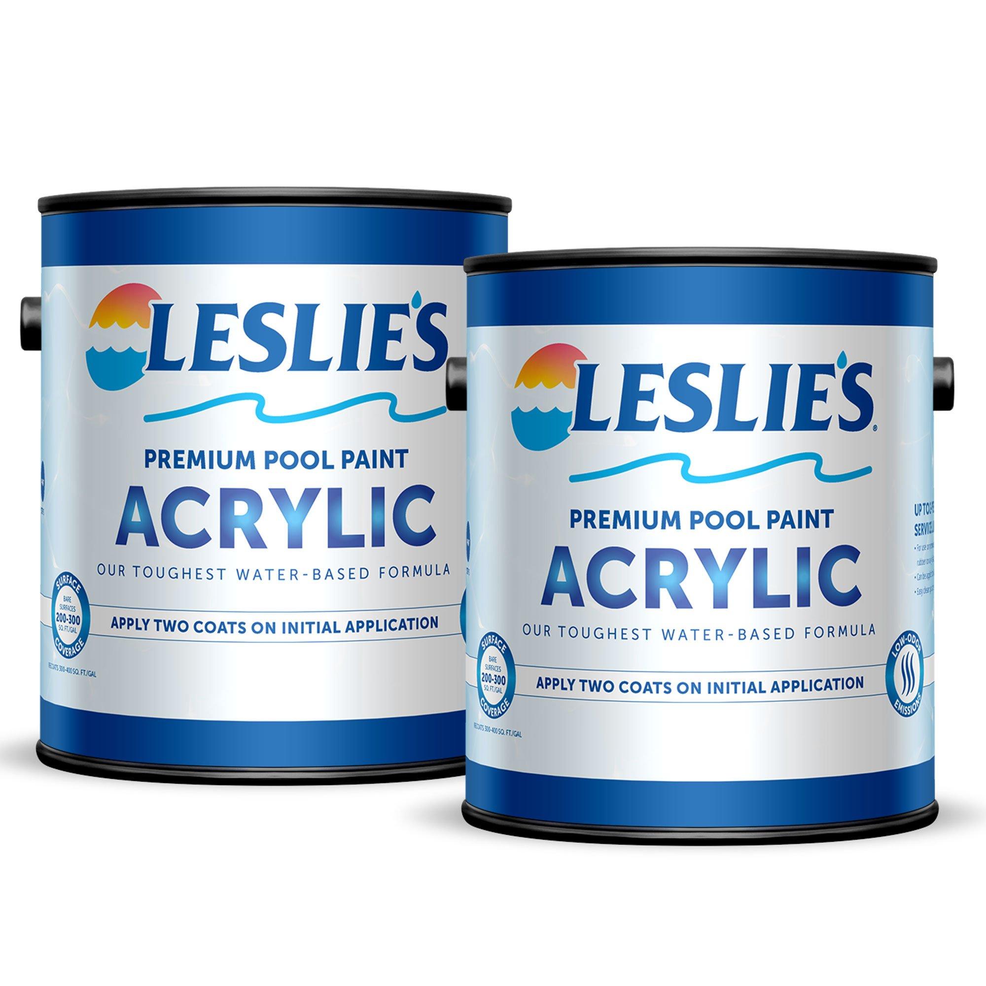 Premium Acrylic Water-Based Pool Paint, 2 Gallons, Blue Heaven
