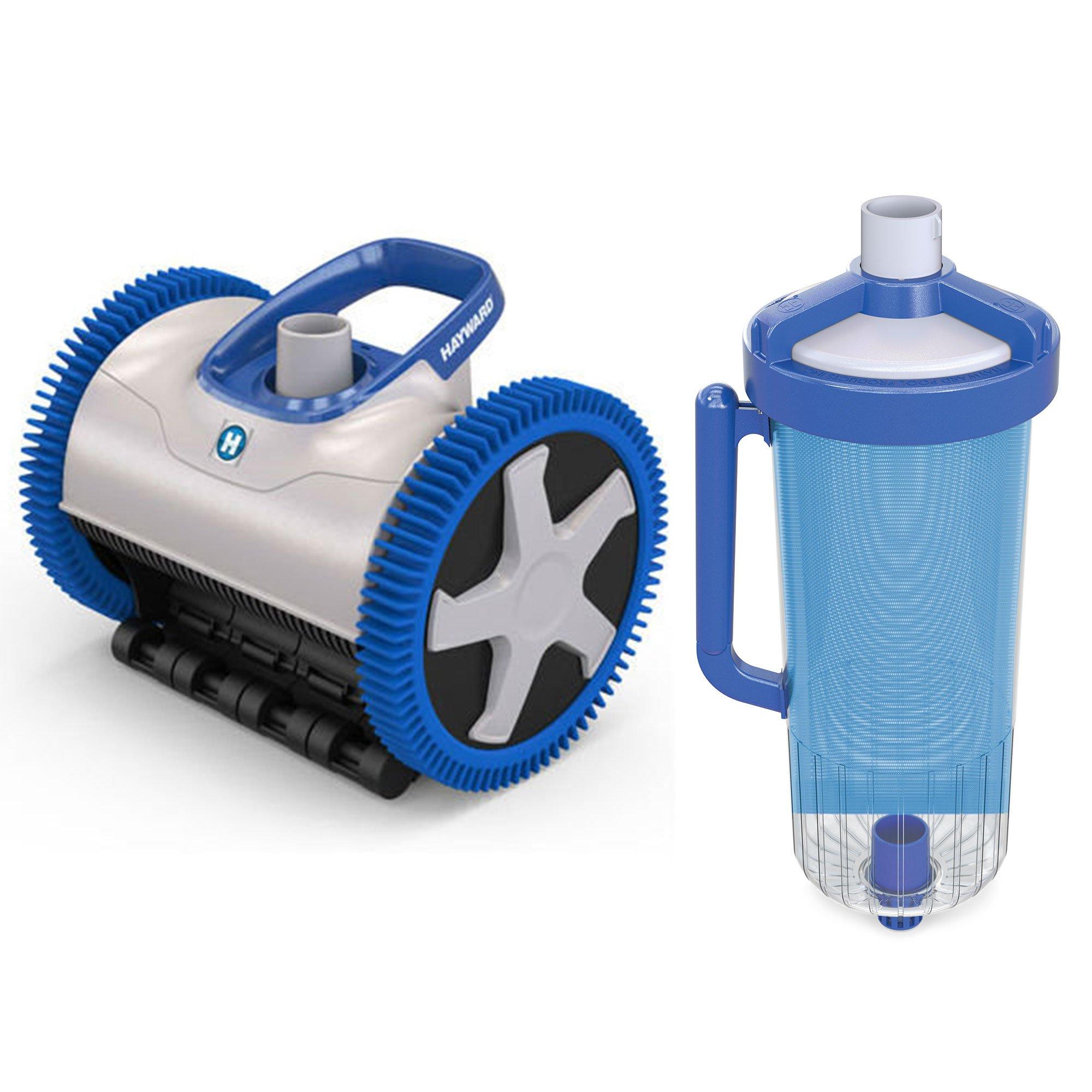 Aquanaut 2-Wheel Suction Cleaner and Large Leaf Canister Bundle
