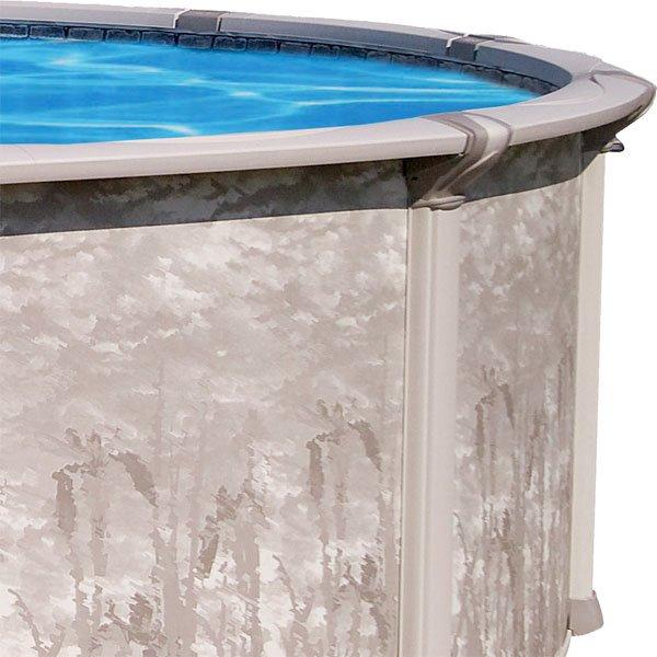 24 Round Above Ground Pool With 52 Wall