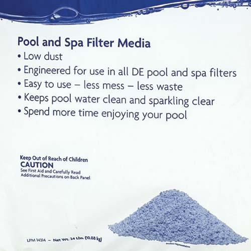 Diatomaceous Earth Filter Media, 192lb Leslie's Pool Supplies