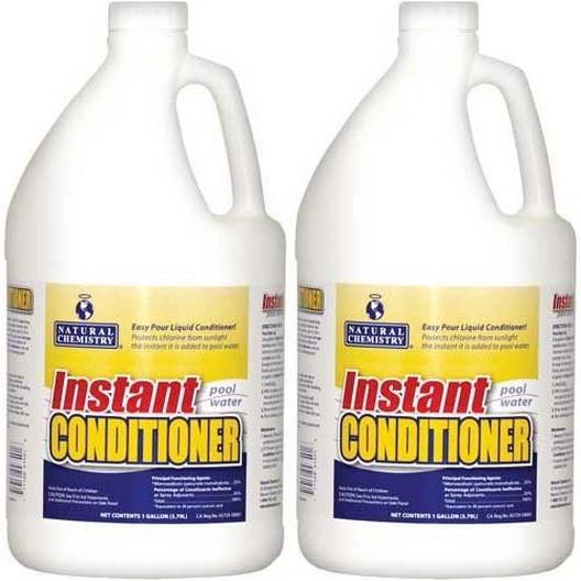 Natural Chemistry  Instant Pool Water Conditioner 1 Gallon 2 Pack