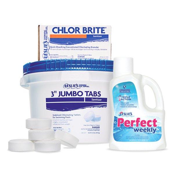 Chlorine Shock and Perfect Weekly Chemical Kit