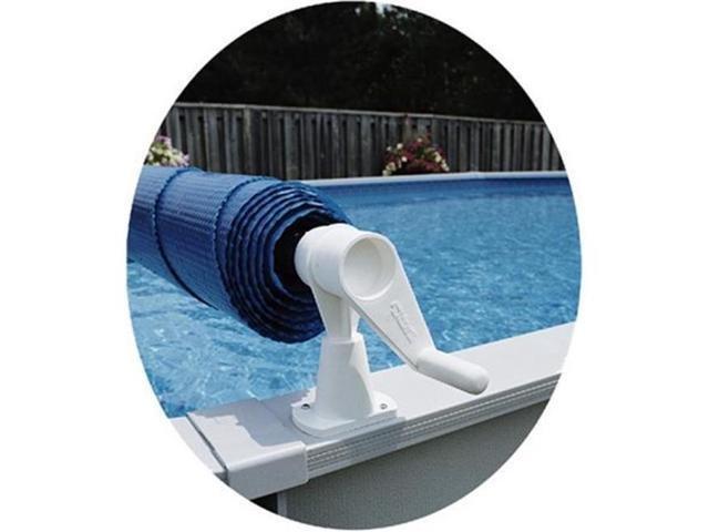 Premium Reel 24' Round/Oval Mill Solar Pool Cover Reel Kit Leslie's Pool Supplies
