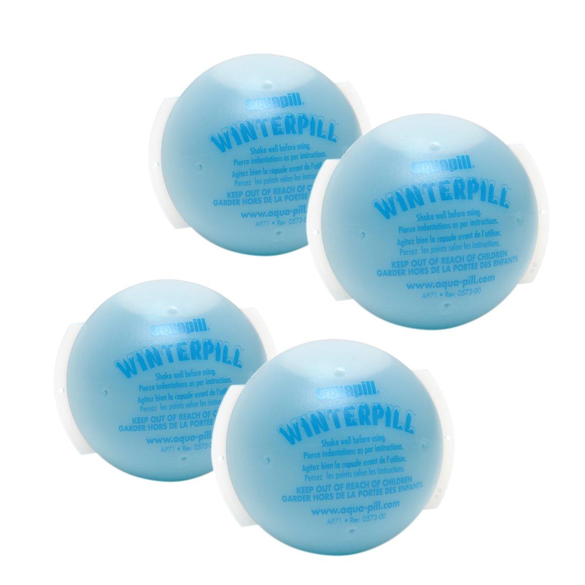 WinterPill Winterizer for Pools up to 30,000 Gallons (4 Pack) Leslie