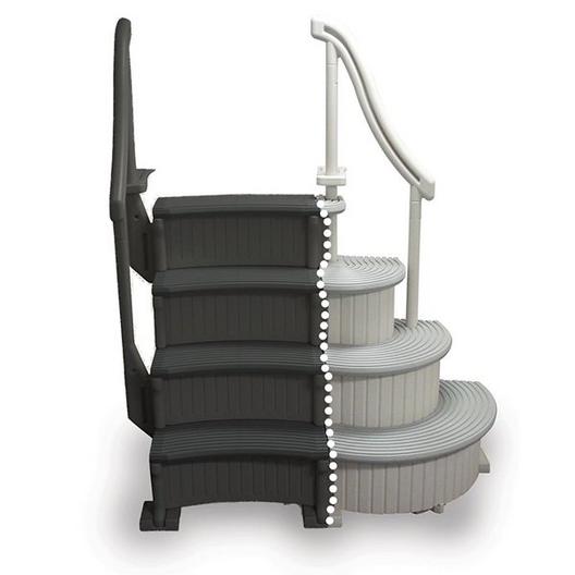 Confer Plastics CCX-AG Curve InPool Step System for Inground & Above Ground Pools | In The Swim