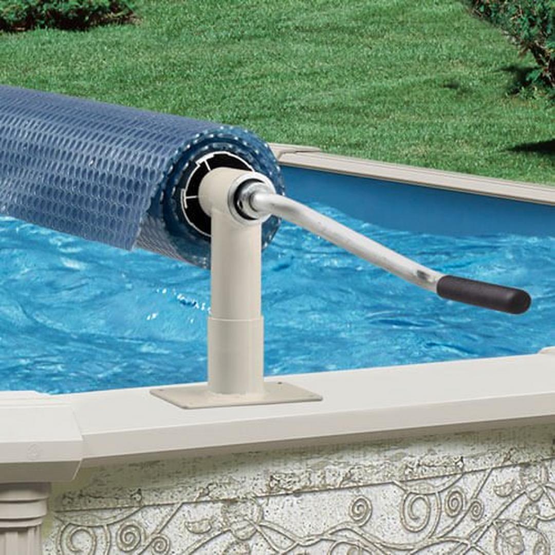 Aqua Splash Pro Above Ground Pool Solar Cover Reel up to 18' Wide