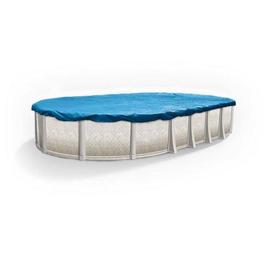 Economy Winter Pool Cover 15x30 ft Oval