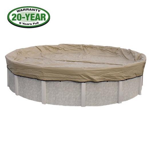 Polar Protector 15 Round Winter Pool Cover with 25 Cover Clips