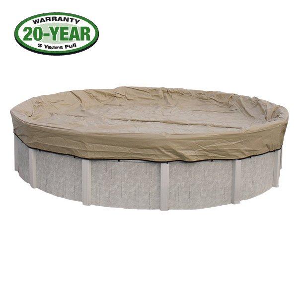 Polar Protector 30 Round Winter Pool Cover with 50 Cover Clips