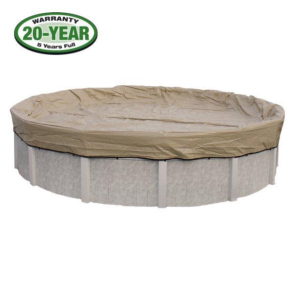 Polar PROTECTOR  15 x 30 Oval Winter Pool Cover with 45 Cover Clips