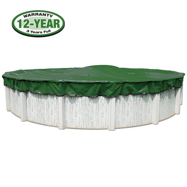 Polar Plus 24' Round Winter Pool Cover with 40 Cover Clips