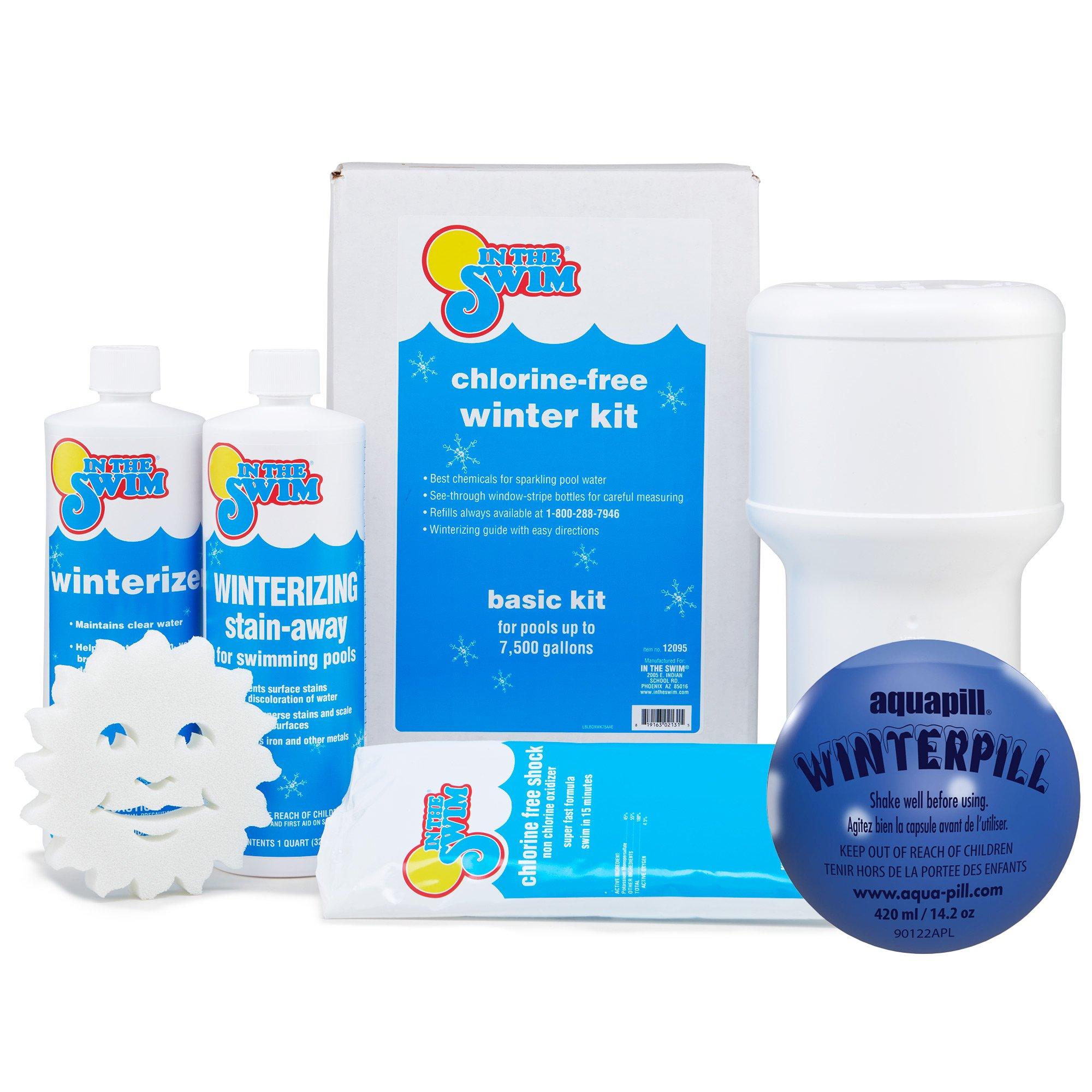 Super Pool Closing Kit up to 35,000 Gallons with WinterPill Pool Winterizer Bundle