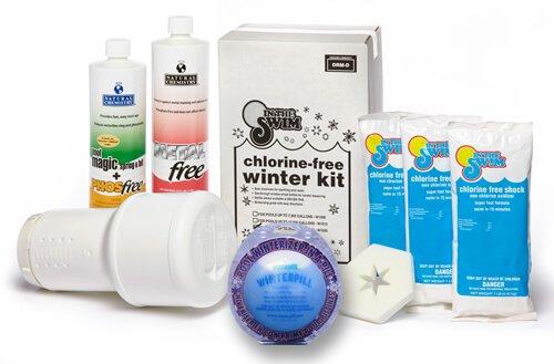 In The Swim  Ultimate Pool Closing Kit up to 35,000 Gallons with WinterPill Pool Winterizer Bundle