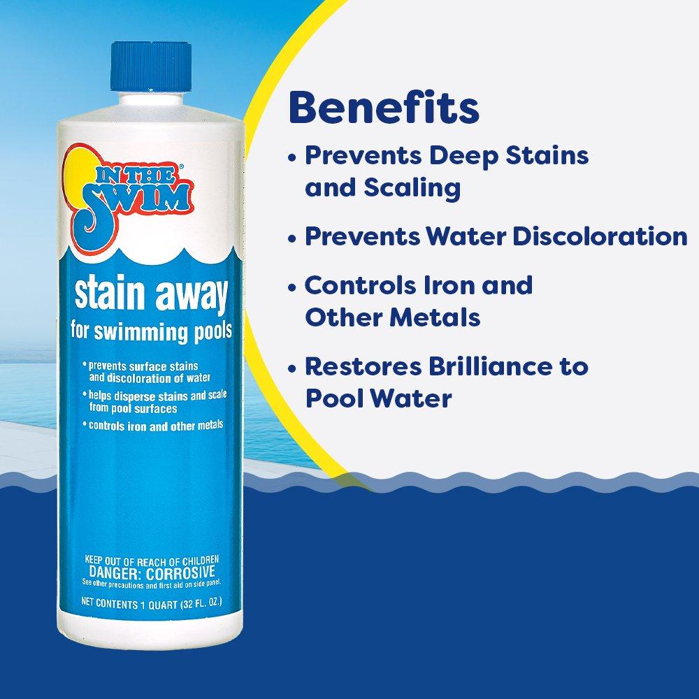 In The Swim  Stain Away for Swimming Pools 4 X 1 qt.