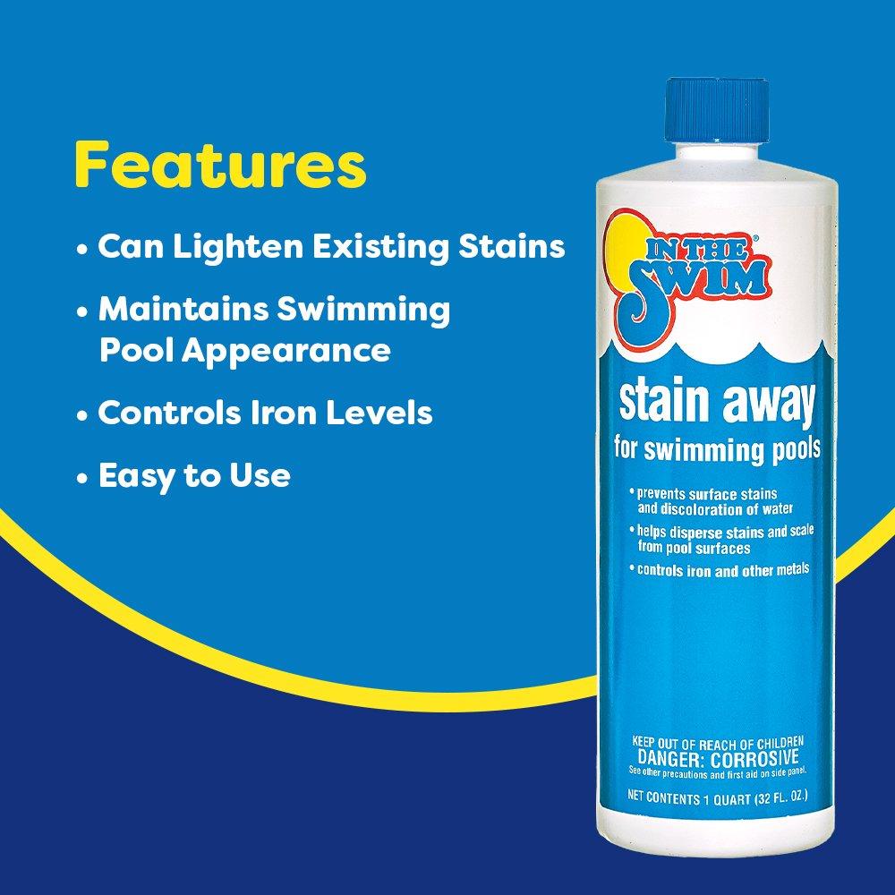 In The Swim  Stain Away for Swimming Pools 4 X 1 qt.
