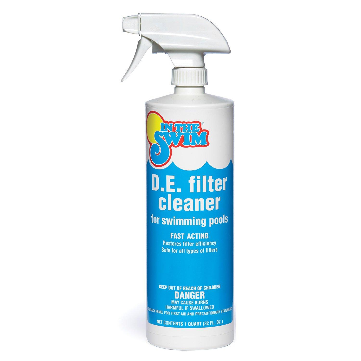 DE filter cleaner to reduce filter pressure