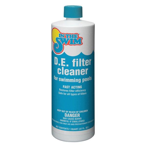 DE filter cleaner to reduce filter pressure