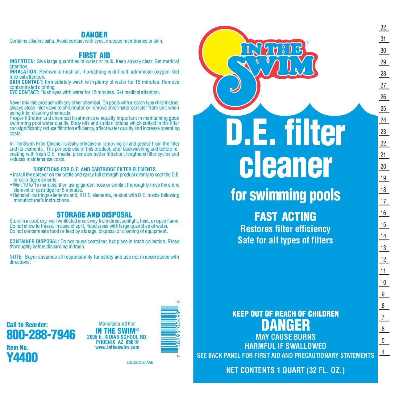 DE Filter Cleaner