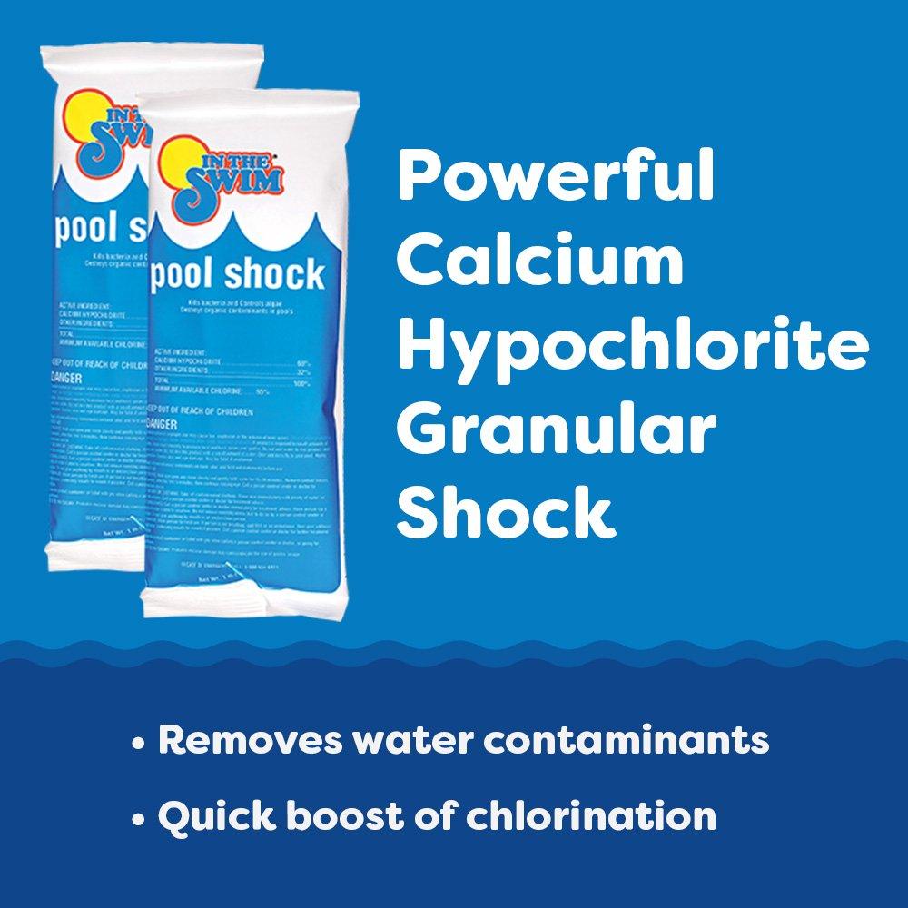 Swim Best CAL-SHOCK Granular Calcium Hypochlorite 12 x 1 lb Bags (10-1167)