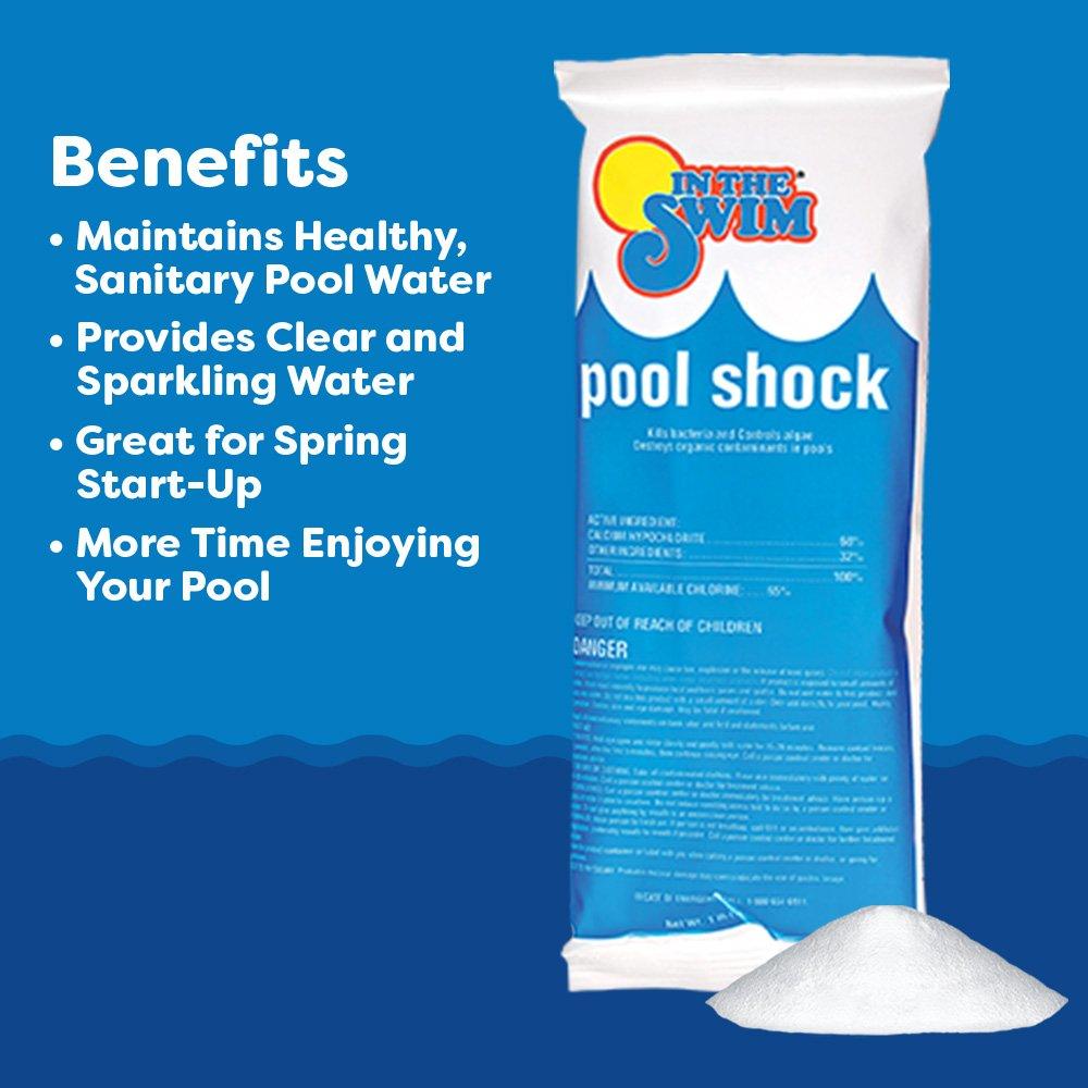 In The Swim  Pool Shock Treatment 1lb Bags  24 Pack