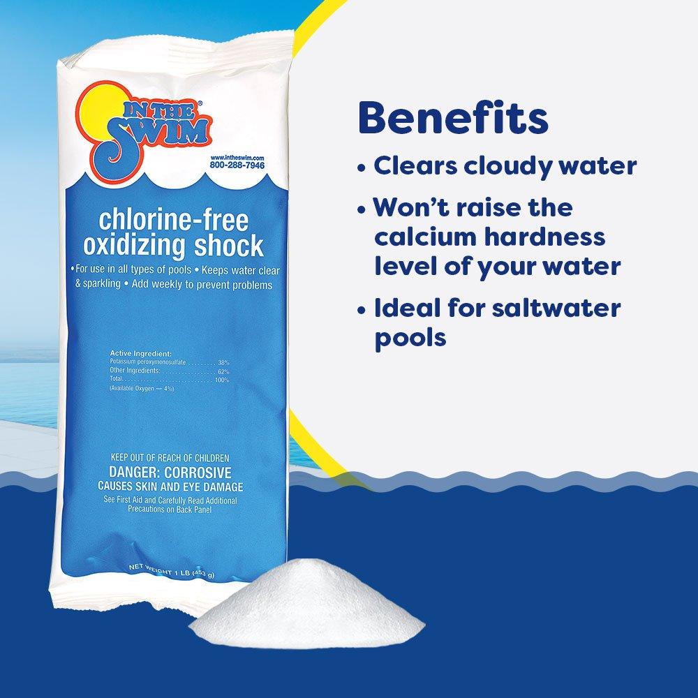 In The Swim  Chlorine-Free Pool Shock 24 x 1 lb Bags