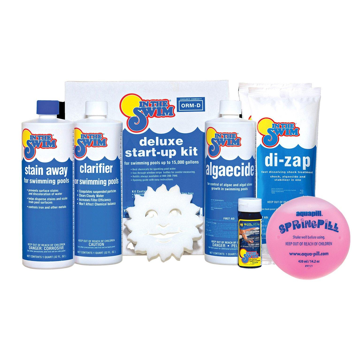 Deluxe Pool Opening Kit  Spring Pill  Up To 15,000 Gallons