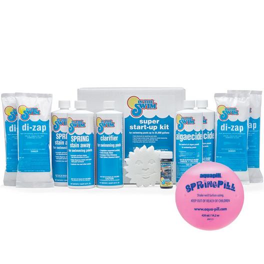 Super Pool Opening Kit  Spring Pill  Up To 30,000 Gallons