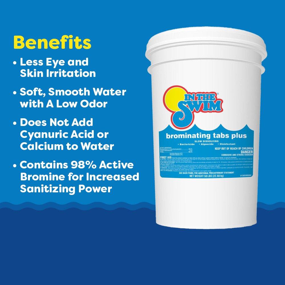 In The Swim  1 Inch Bromine Tablets  50 lbs.