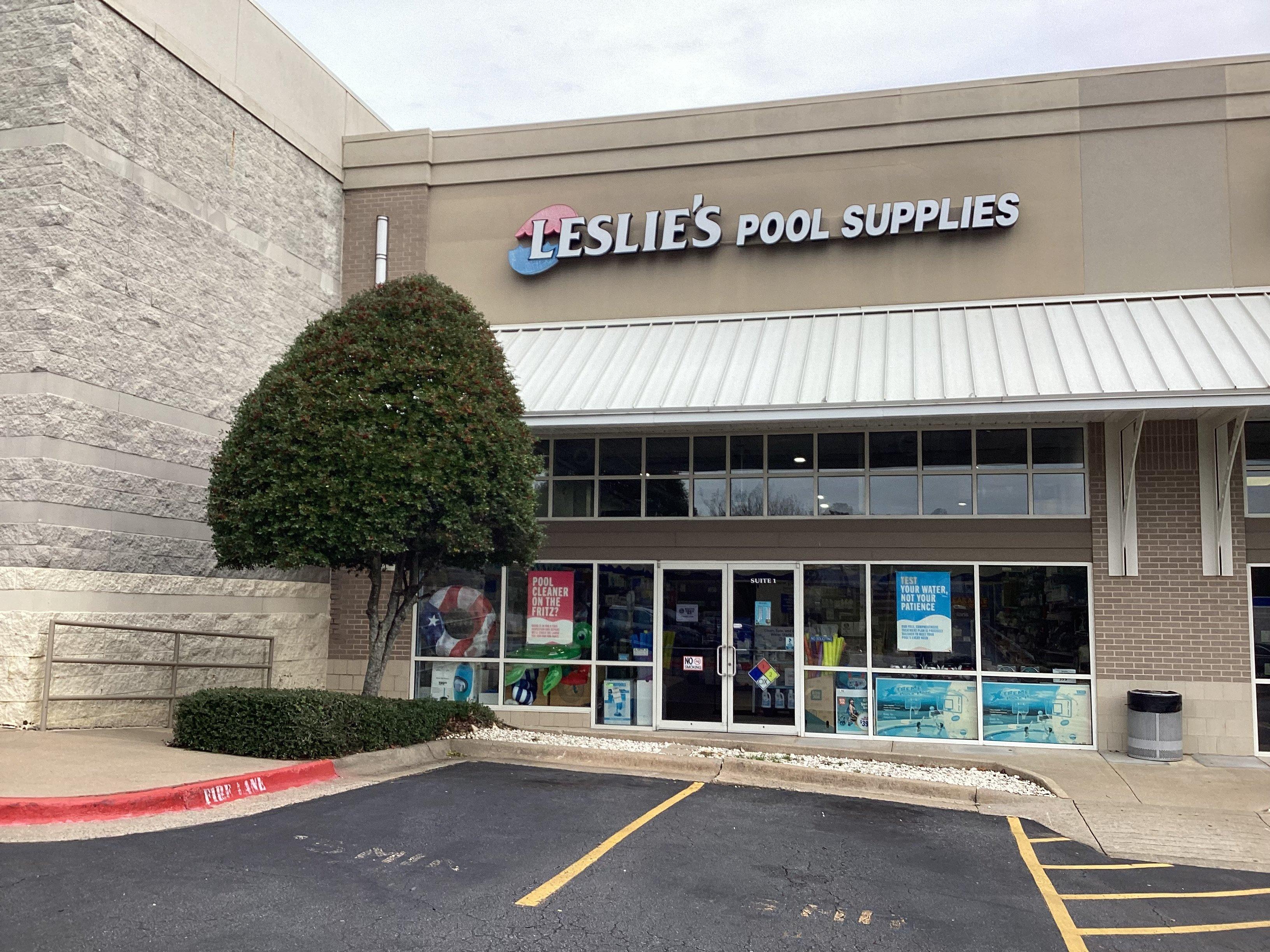an image of a Leslie's storefront