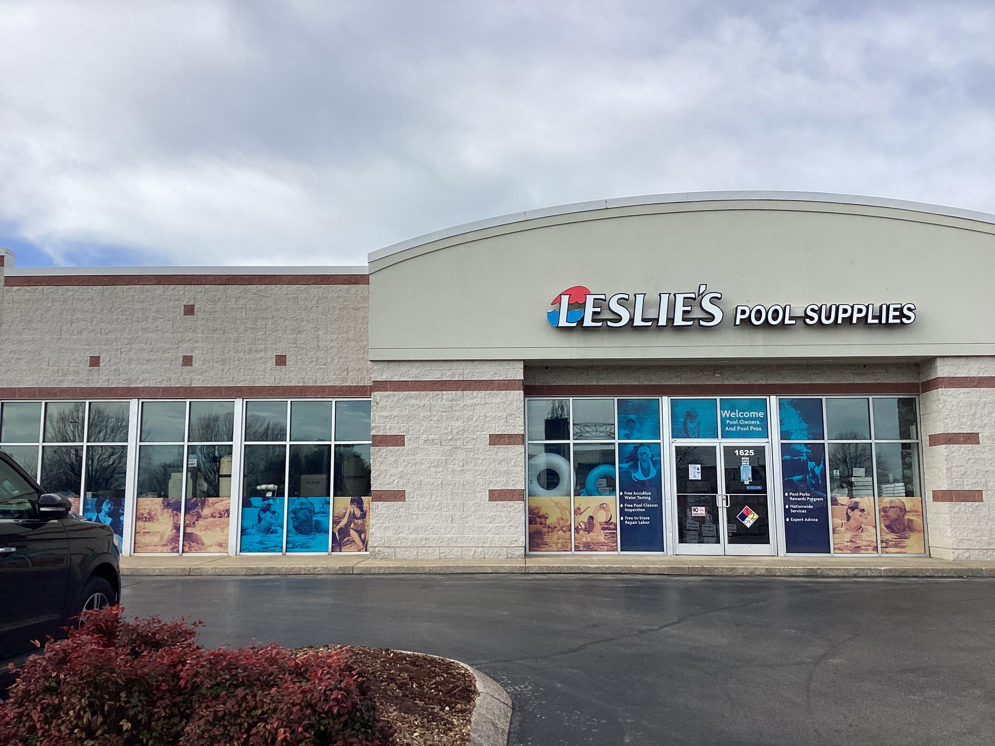 an image of a Leslie's storefront