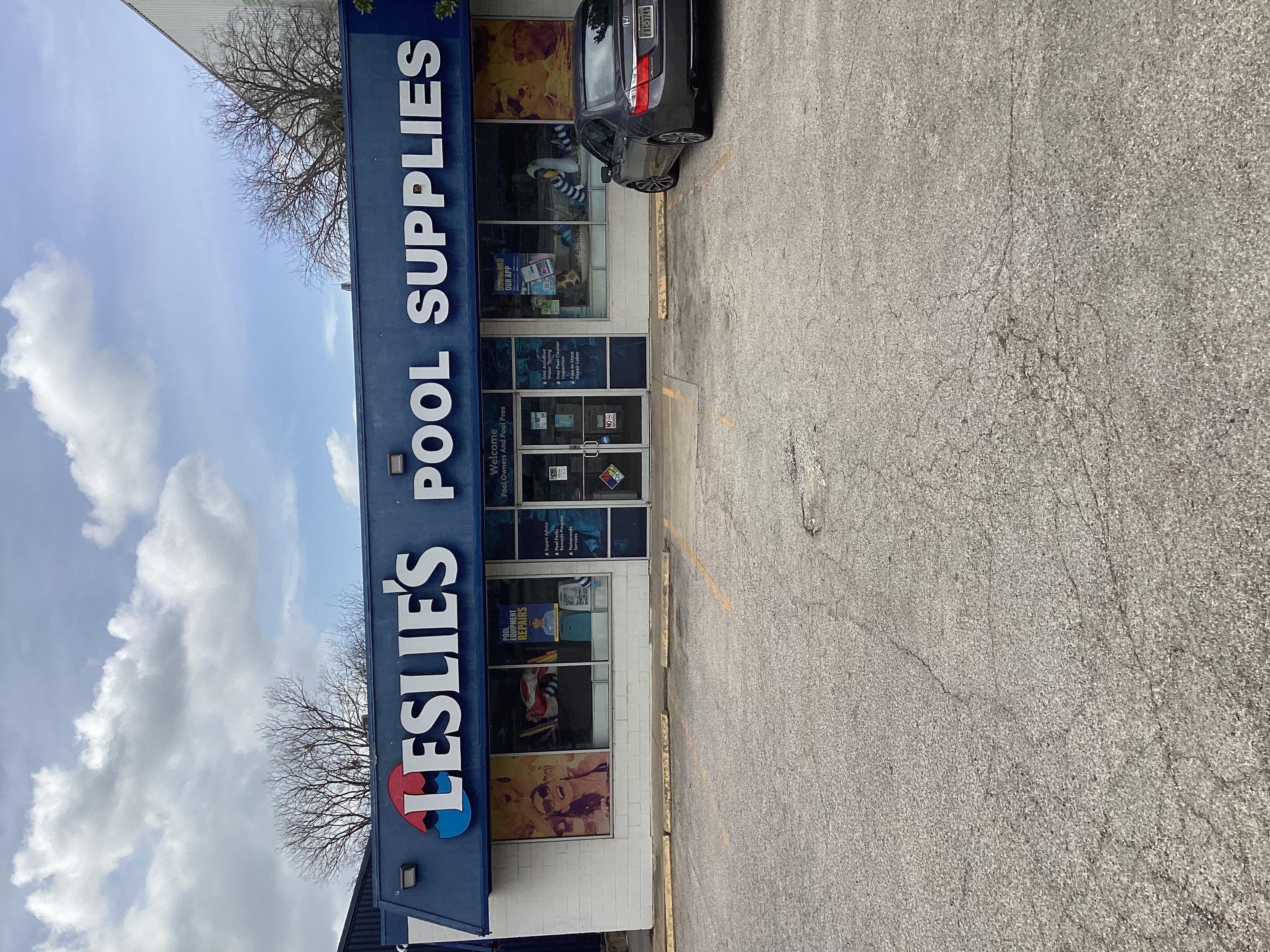 an image of a Leslie's storefront