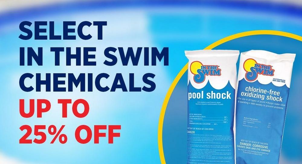 An image advertising Select In The Swim Chemicals