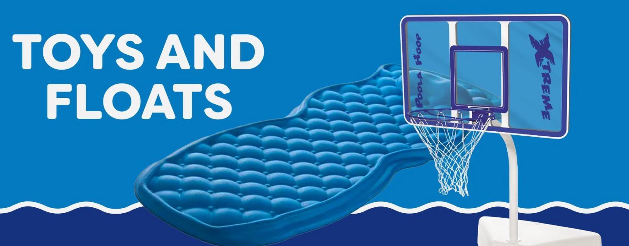 Banner of toys and floats