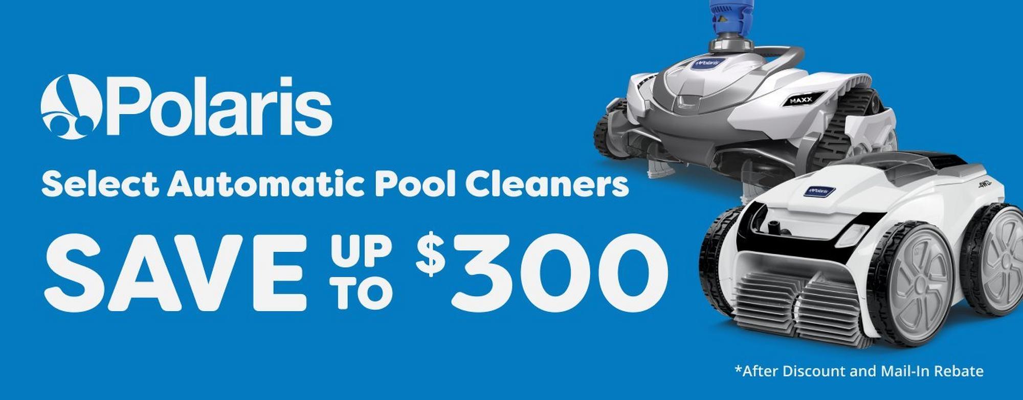 Up to $300 Off Polaris Cleaners