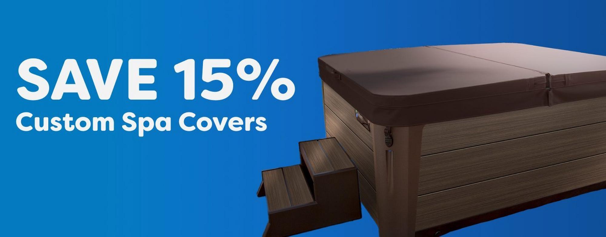 15% off custom spa covers