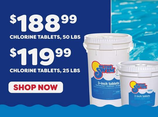$199.99 50 lb. Chlorine Tabs