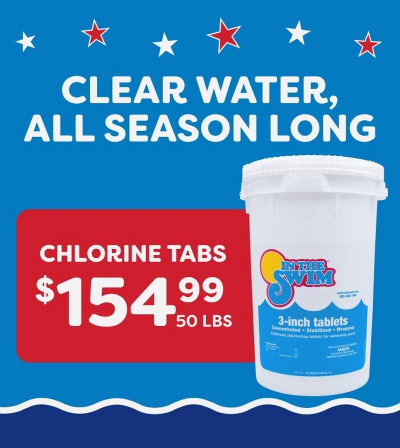 $154.99 50 lbs Tabs and $99.99 25 lbs Tabs
