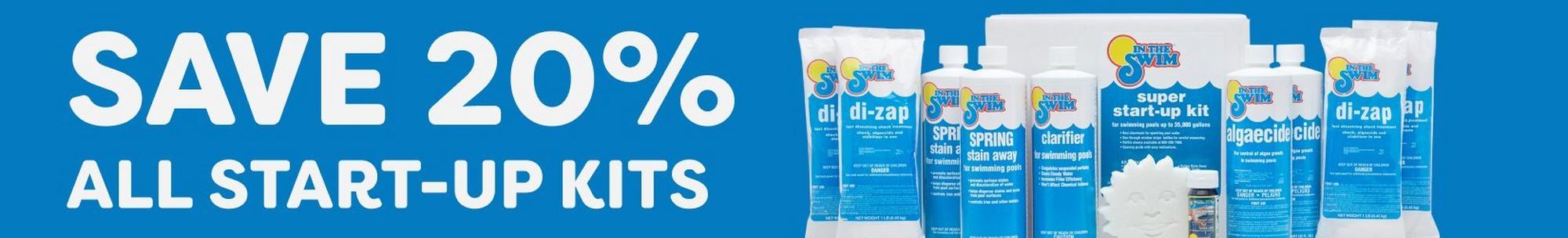 20% off pool opening kits